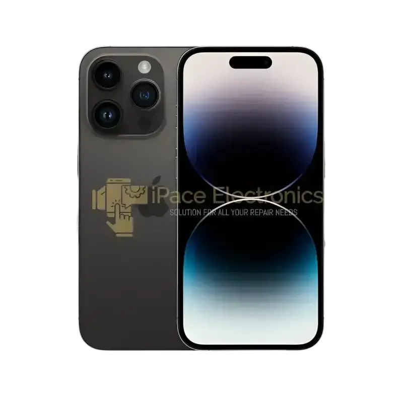 Apple iPhone 14 Pro Max 128GB Space Black showcasing sleek design and advanced camera features