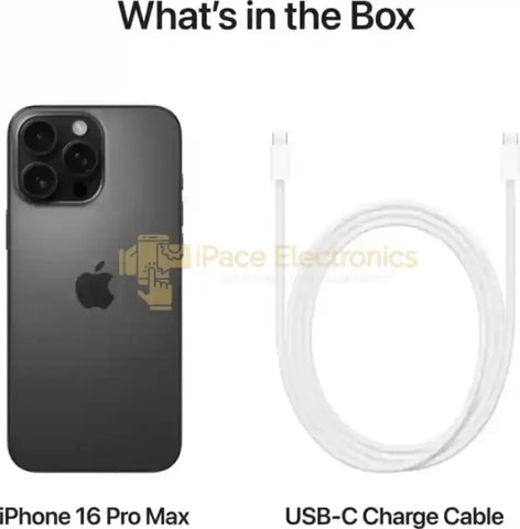 Preowned iPhone 16 Pro Max 256GB in Space Gray with sleek design and premium features