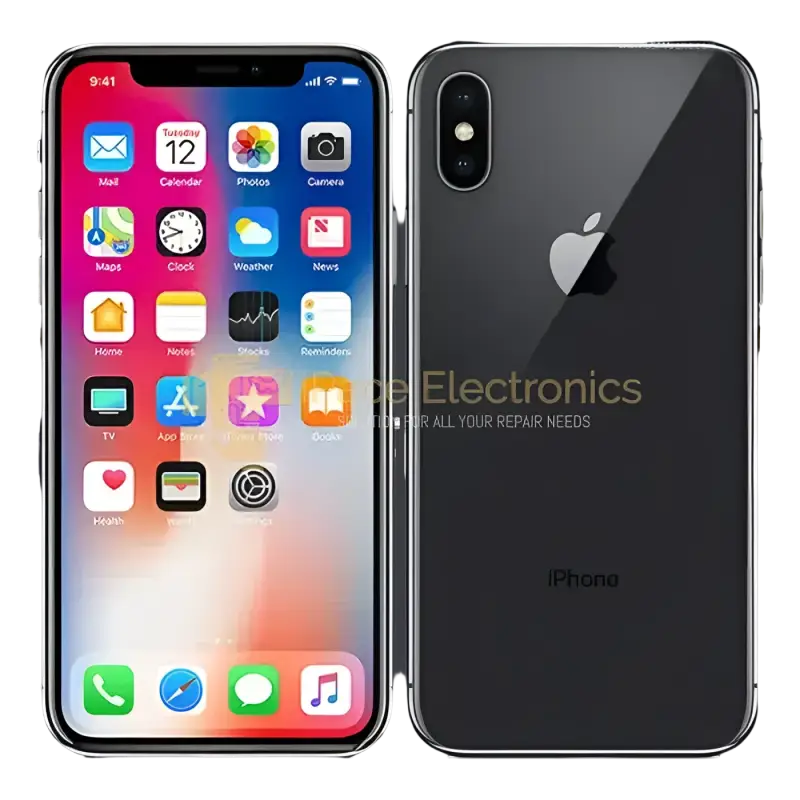 Preowned iPhone Xs 64GB unlocked with sleek design and vibrant display from IPace Electronics