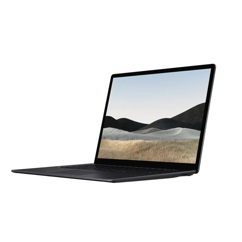 Preowned microsoft surface laptop 4 15 inch touchscreen in black with intel core i7 and 256gb ssd for phone repair use