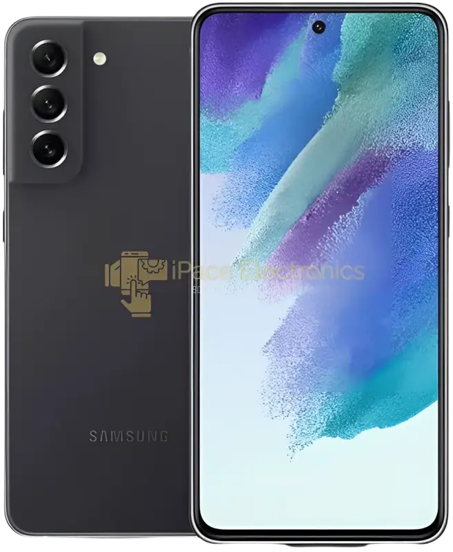 Preowned Samsung Galaxy S21 128GB smartphone in black with triple camera setup and vibrant display