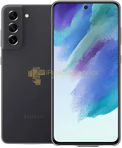 Preowned Samsung Galaxy S21 128GB smartphone in black with triple camera setup and vibrant display