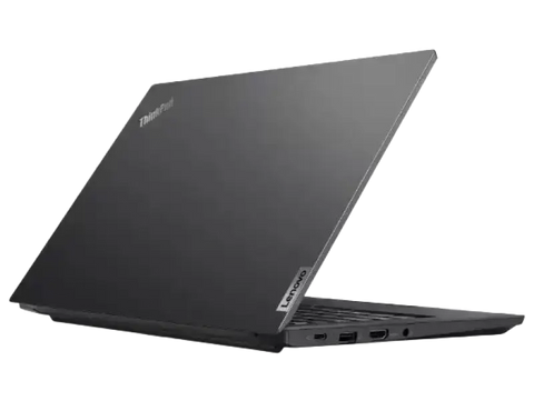 Black lenovo thinkpad t14 gen 1 laptop with matte finish amd ryzen pro 4750u 16gb ram for professional use