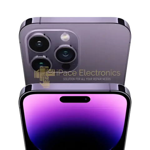 Refurbished iPhone 14 Pro unlocked in Space Black with a vibrant display and sleek design