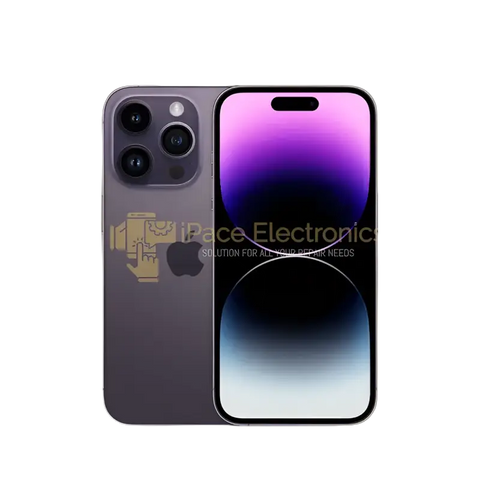 Refurbished iPhone 14 Pro unlocked in Space Black with a vibrant display and sleek design