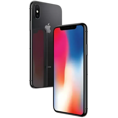 Refurbished iPhone XS Max unlocked in black with sleek design and vibrant display