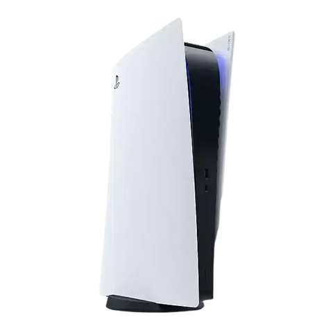 Refurbished PS5 digital console with sleek design and advanced gaming features for immersive play