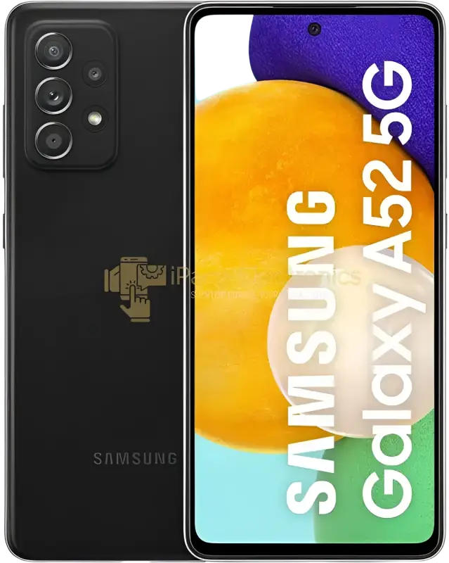 Samsung Galaxy A52 5G unlocked renewed smartphone showcasing sleek design and vibrant display