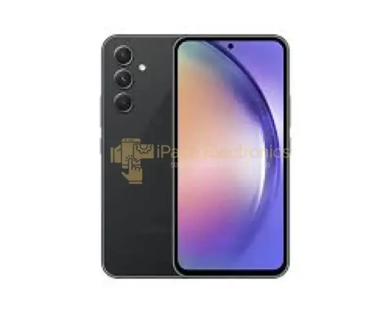 Samsung Galaxy A54 5G unlocked smartphone in sleek black design with large display and modern features