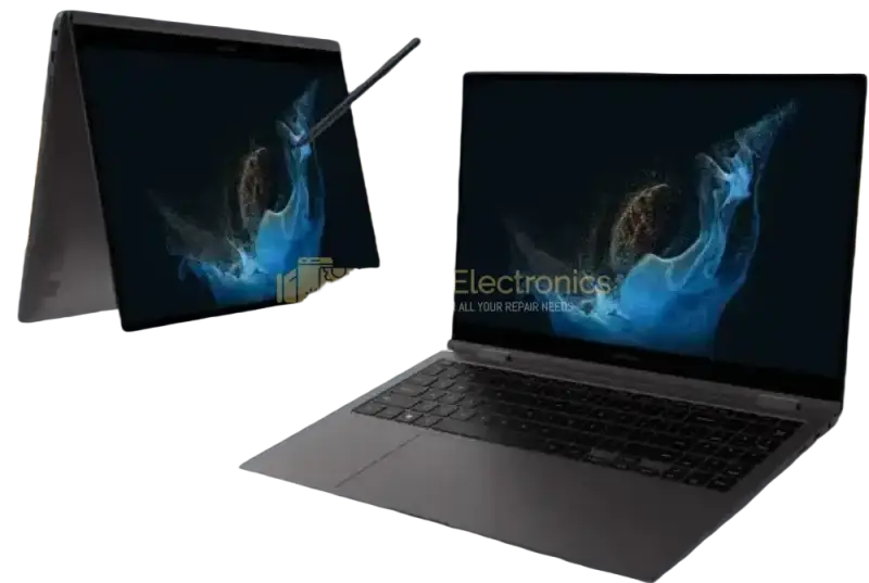 Samsung Galaxy Book 2 2-in-1 laptop showcasing versatile design and touchscreen functionality