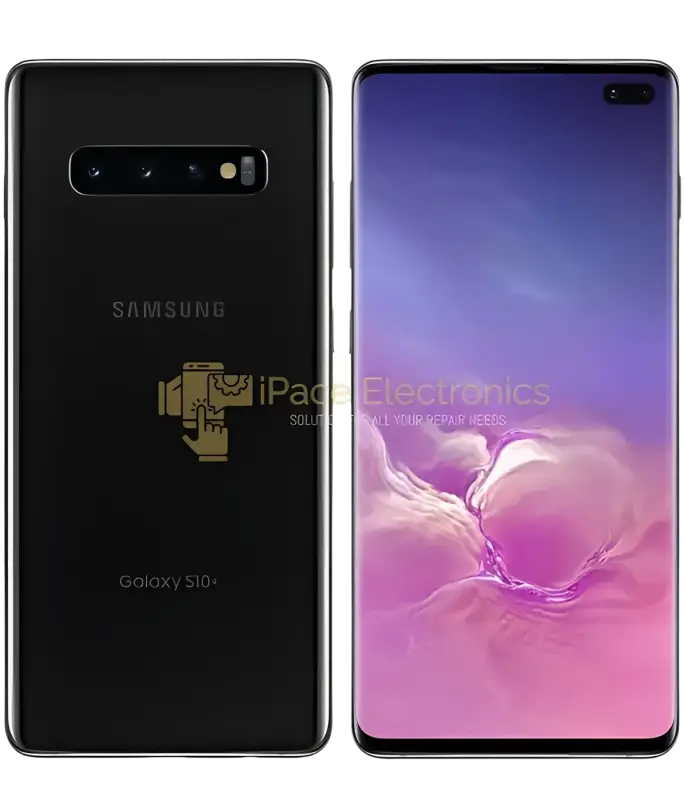 Samsung Galaxy S10 Plus unlocked Canada showing sleek design and vibrant display from IPace Electronics