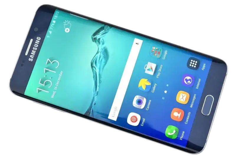 Samsung Galaxy S6 Edge 64GB Blue for sale with a sleek curved display and advanced features
