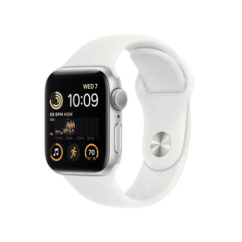 Silver AI Denim Apple Watch SE 40mm (GPS 2nd generation) - Apple