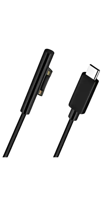 Surface Pro Charger Cable 15V Surface Connect to USB C Cable Compatible with Surface Pro 3/4 / 5/6 Surface