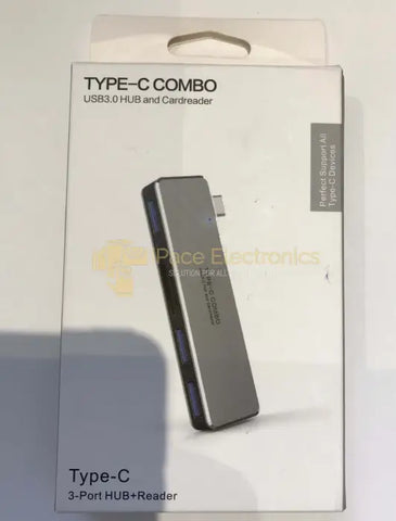 Type C To Tf Slot Card Reader + Usb 3.0 Hub