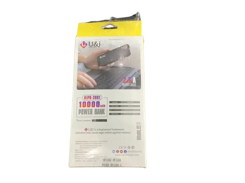 U&i Power Bank 10000 MAH - Accessories