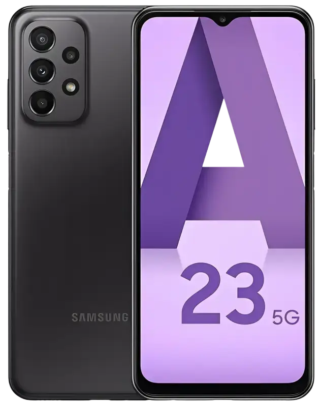 USED - Samsung Galaxy A23 5G (SM-A236) 6.6’’ HD Display + Andriod 13 4GB RAM /64GB Memory Unlocked Smartphone Black