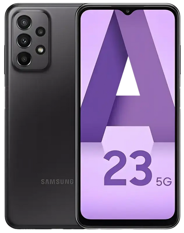USED - Samsung Galaxy A23 5G (SM-A236) 6.6’’ HD Display + Andriod 13 4GB RAM /64GB Memory Unlocked Smartphone Black