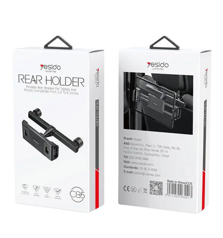 Yesido C29 Rear Seat Car Holder & For 4-10 inch phone and Tablets - Accessories