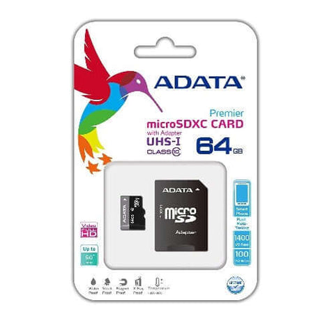 Adata 64GB Micro SD | Class 10 |