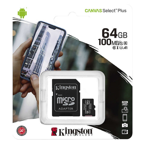 Kingston 64GB Micro SD - Class 10