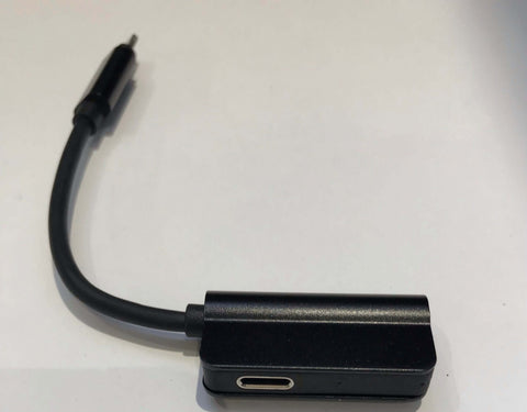 Lightning to Lightning + 3.5mm Headphone Adapter